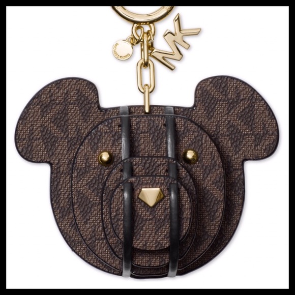 Michael Kors Handbags - Michael Kors Signature 3D Bear Charm Key Chain